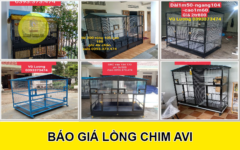 Báo giá Lồng chim Avi